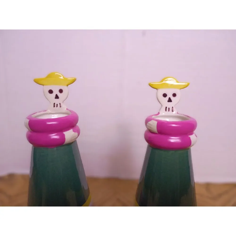 Pair of Día de Muertos 8.5